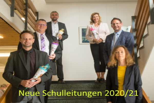 Neue Schulleitungen und Funktionsstellen Schuljahr 2020/21