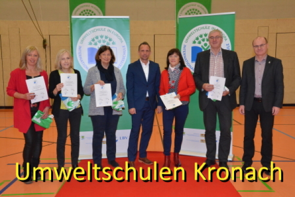Umweltschulen im Schulamtsbezirk Kronach